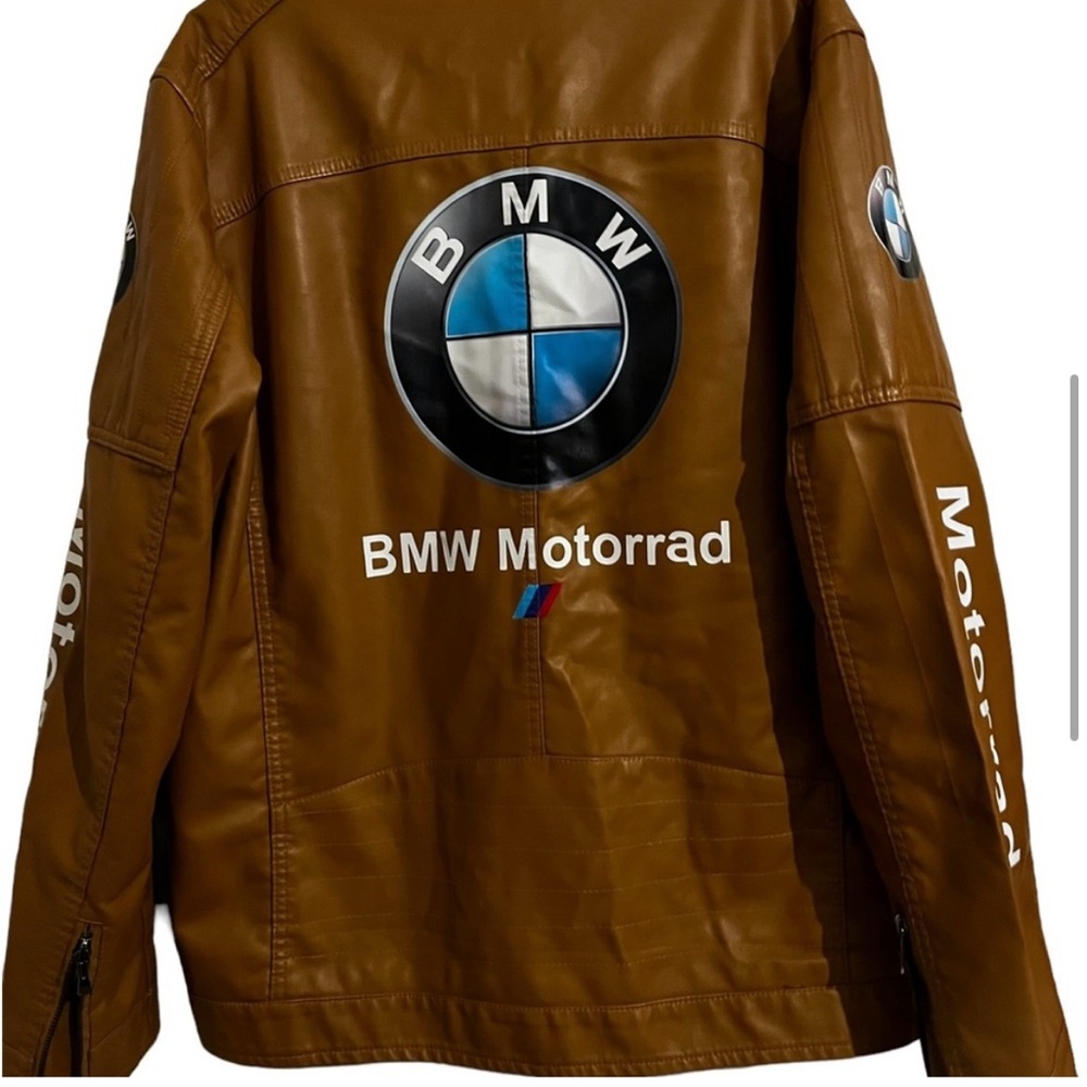 BMW Motorrad Brown Leather Jacket